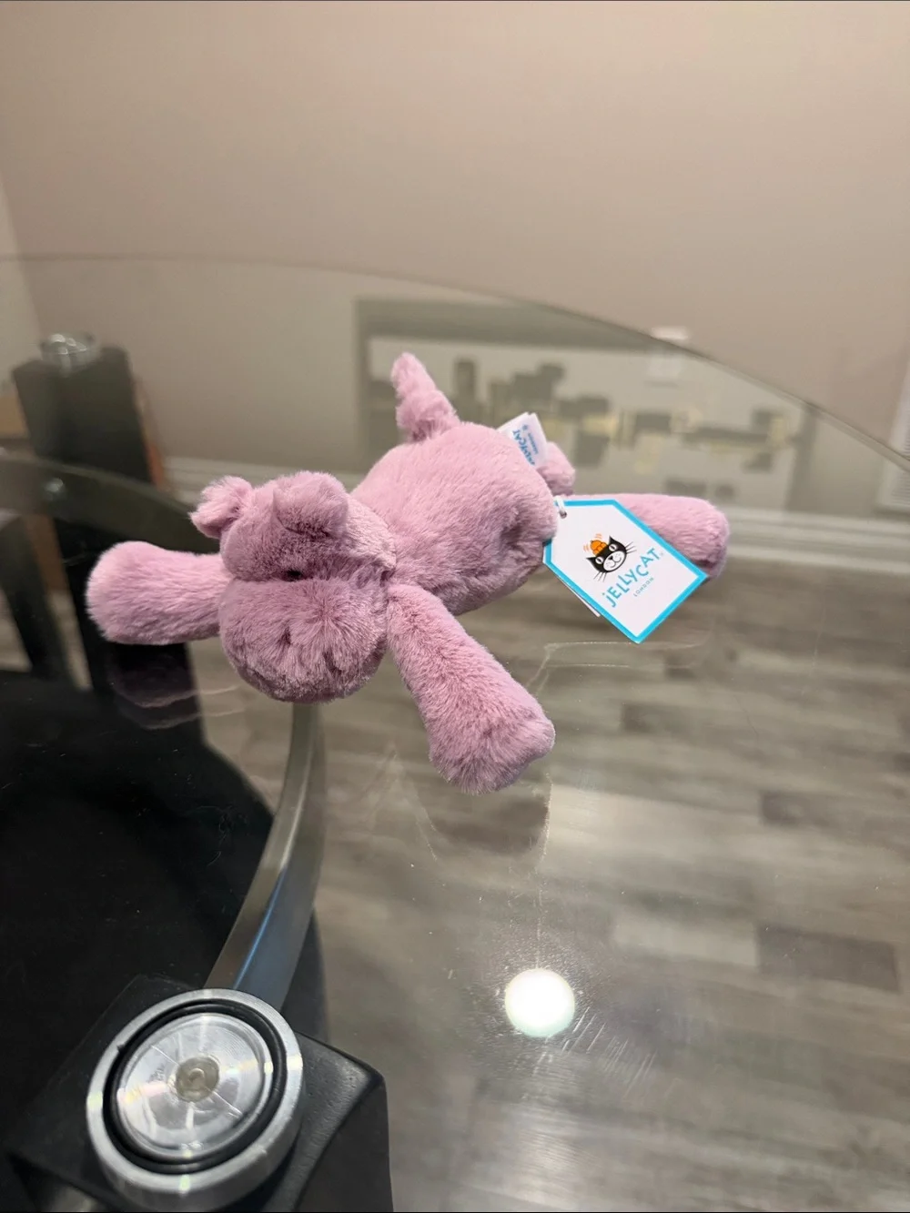 Jellycat tiny smudge hippo - Picture 1 of 3